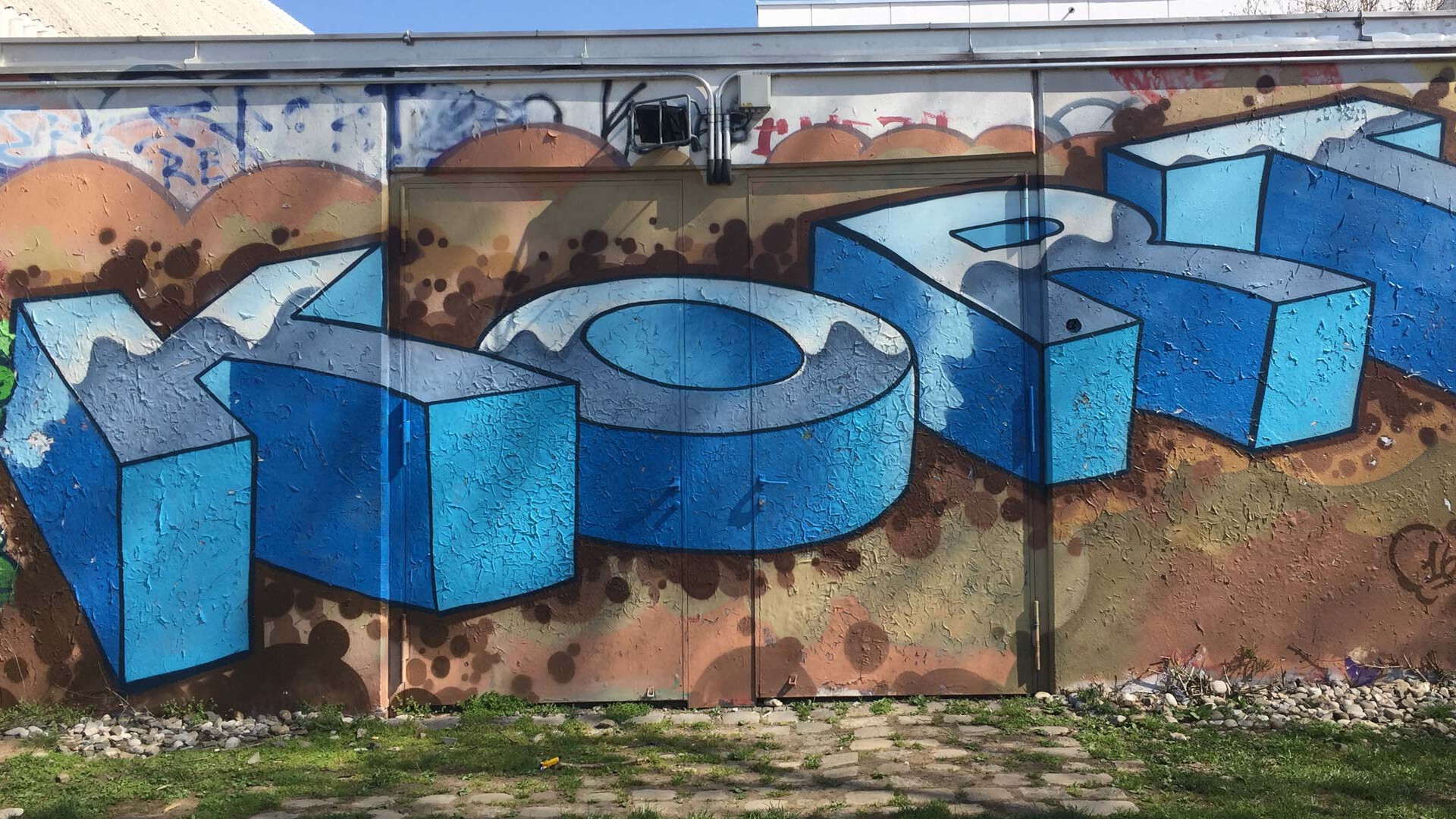 Was steckt hinter dem Graffiti Unterhaching München