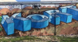 Was steckt hinter dem Graffiti Unterhaching München